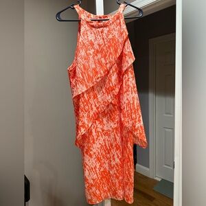DKNYC Orange Sleeveless Dress